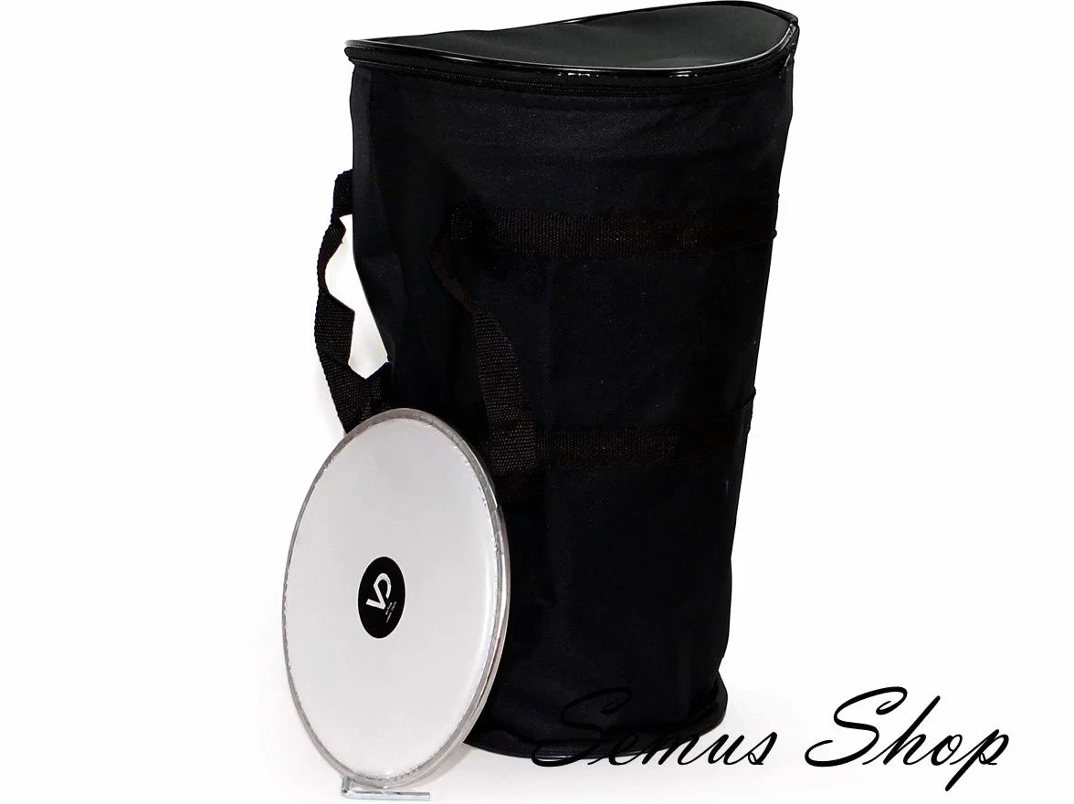Darbuka Oriental Profesional, Hecha a mano, Blanco
