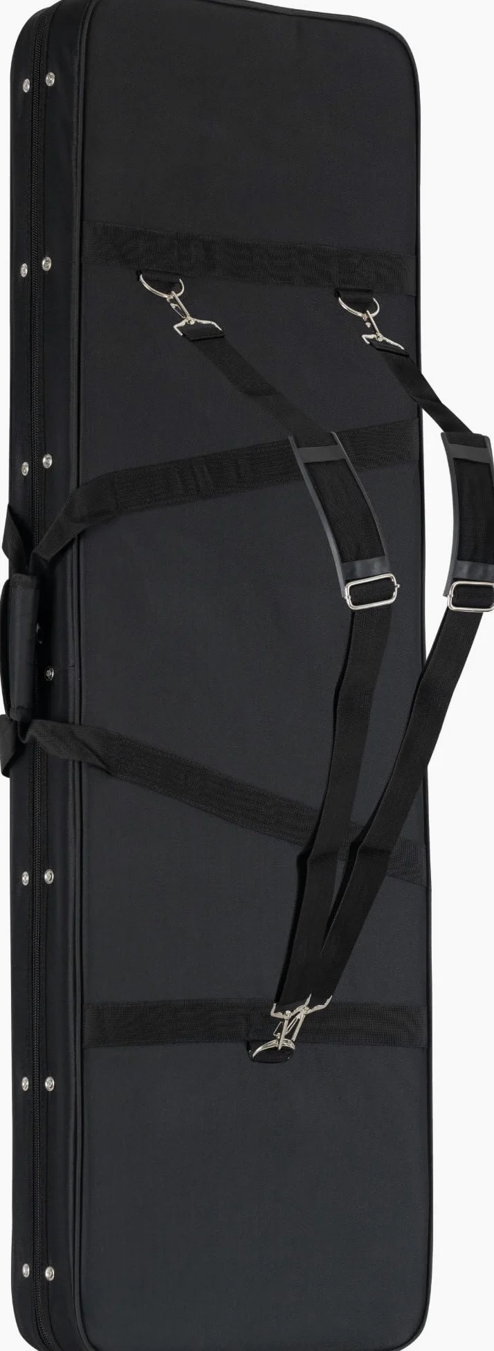 ROCKTILE EBSCR-2122BK Funda Blanda para bajo eléctrico - Maletín Ligero y manejable para Todos los Bajos eléctricos habituales (4/5 Cuerdas)