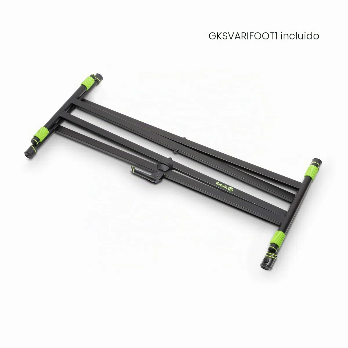 Gravity KSX 2 RD - Set con soporte para teclado X-Form doble y escritorio rápido