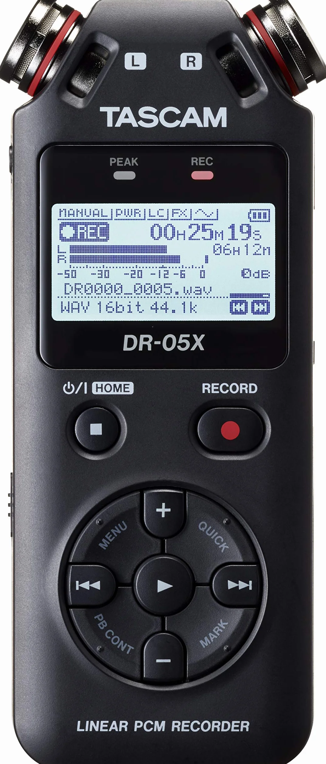 Tascam Grabadora de audio usb2.0 portátil DR-05X
