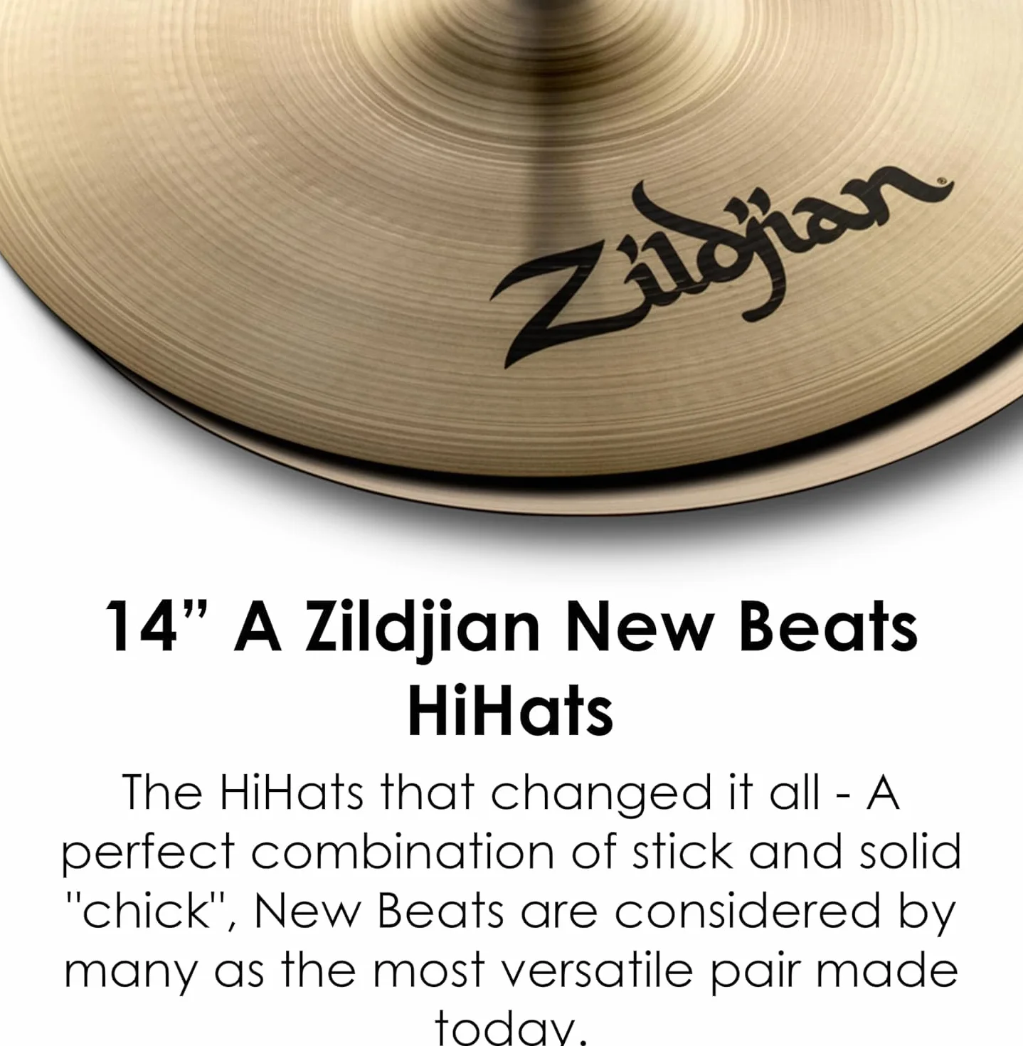 Zildjian A Zildjian Series - 14" New Beat Hi-Hat Cymbals - Pair