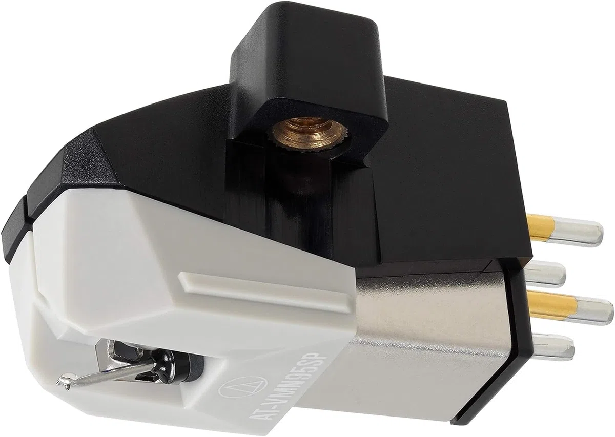 Audio-Technica VM95SP Cápsula de imán móvil mono de la Serie VM95 para discos Shellac 78 rpm SP Gris