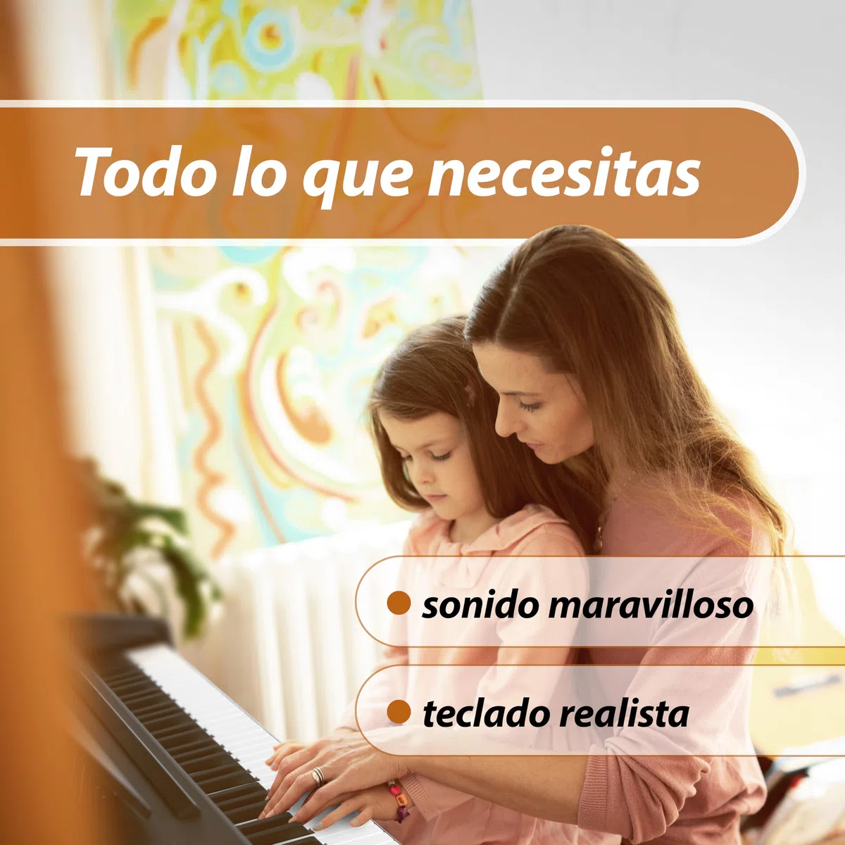 Classic Cantabile DP-50 Piano digital 88 teclas con mecanica martillo - Teclado electronico USB, 32 polifonía y funcion Twin-Piano - Organo musical para ninos - Set con banqueta y auriculares - Negro