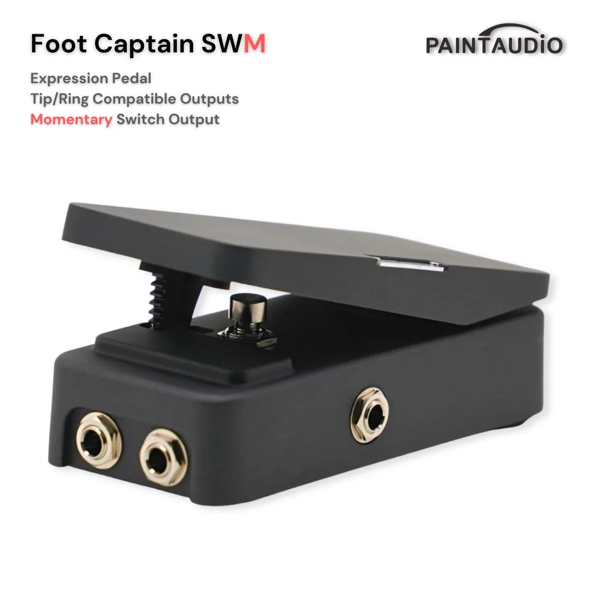 Paint Audio Foot Captain - Pedal de expresión de doble salida multiefectos compatible con conexión de punta/anillo (Foot Captain-SWM)