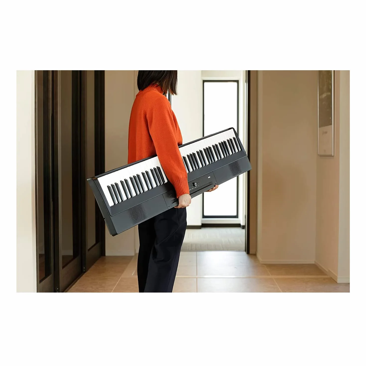 Korg Liano L1 - Piano digital portátil con teclado Premium "Soft-Touch" - Negro