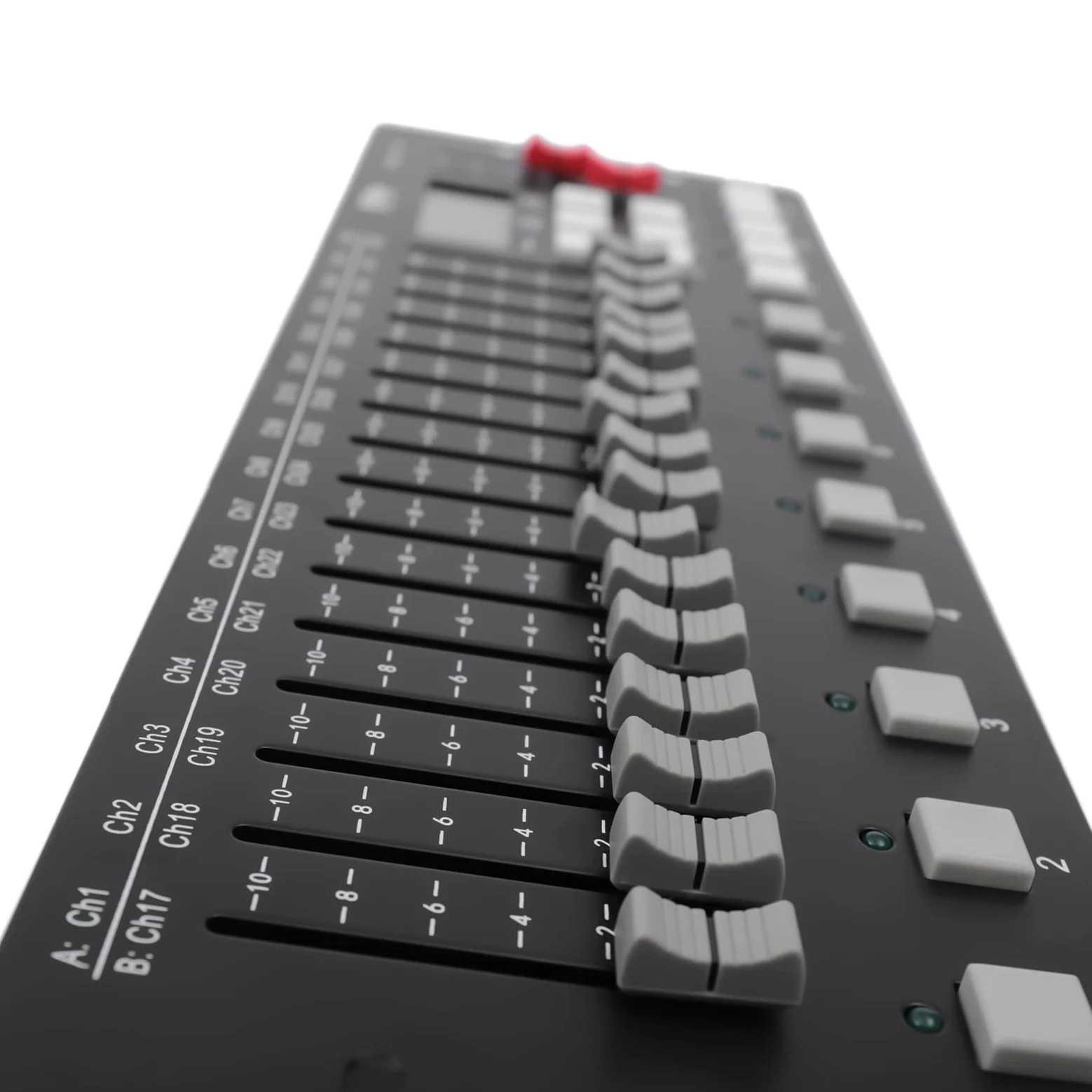 Control DMX, controlador de 256 canales con pantalla LED HD, conector 3 en 1, panel de luces DMX, equipo de DJ, mezclador de luces para DJs, escenarios, discotecas, clubes nocturnos, fiestas, bodas