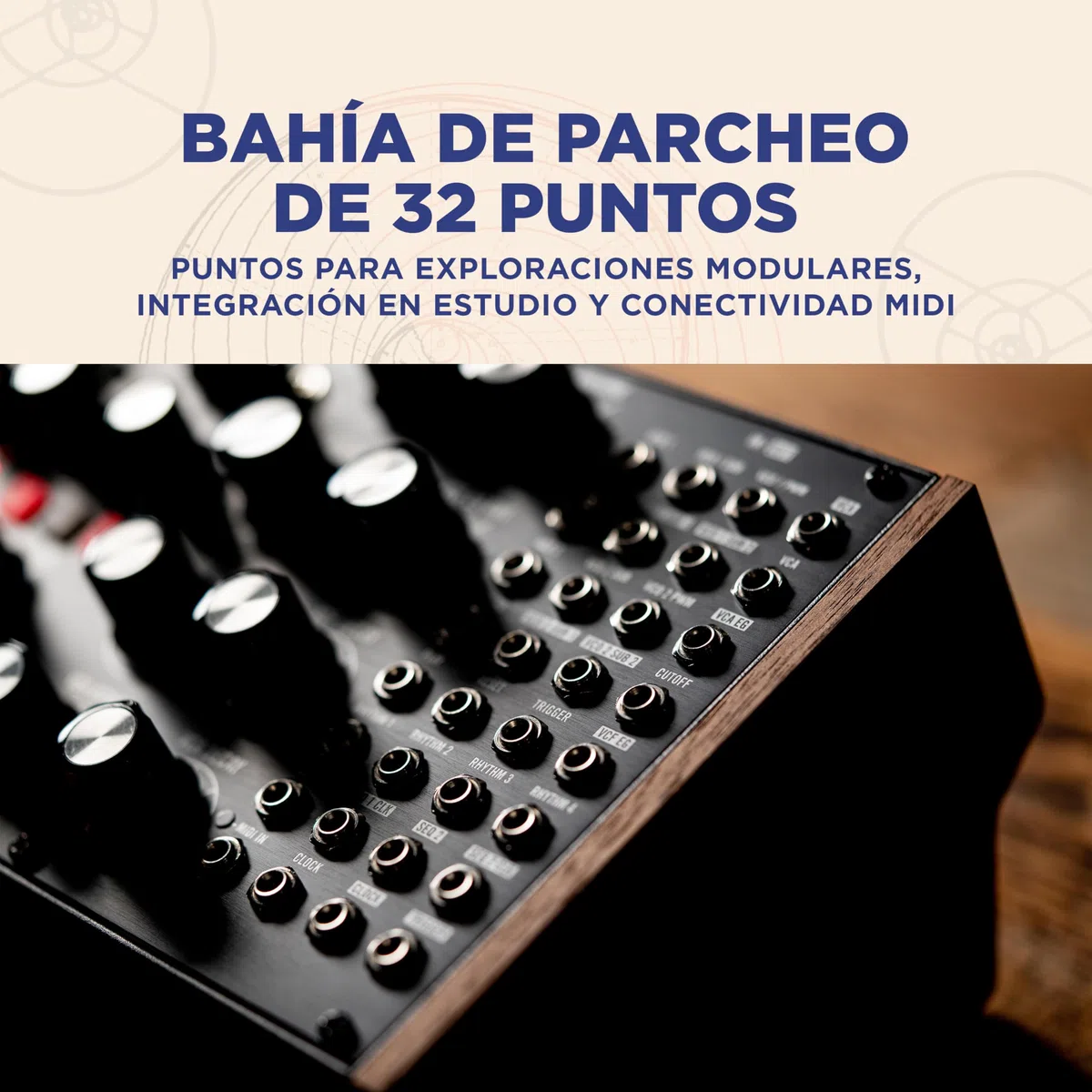 MOOG Subharmonicon - Sintetizador Polirrítmico Analógico Semimodular con Secuenciador Dual, MIDI y Bahía de Parcheo