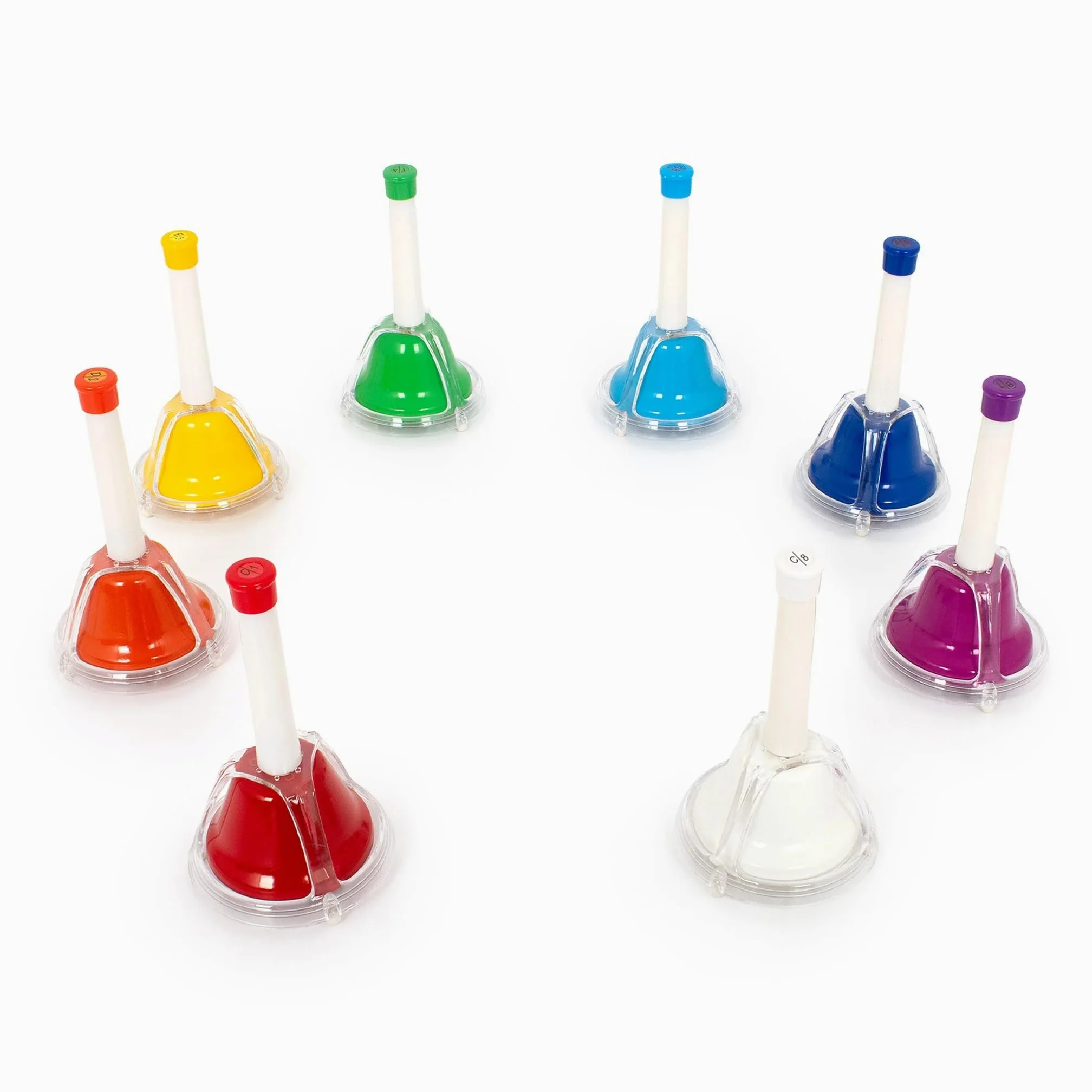 CB8 - Set de 8 campanas, multicolor