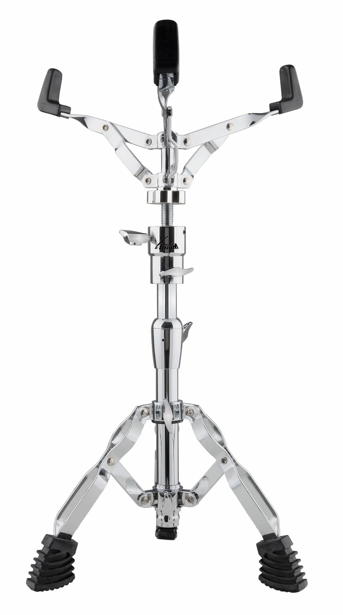 XDrum Soporte Para Caja Pro (para cajas de 13" a 14", altura ajustable de 46-65 cm, articulación esférica, doble soporte, 3,8 kg)
