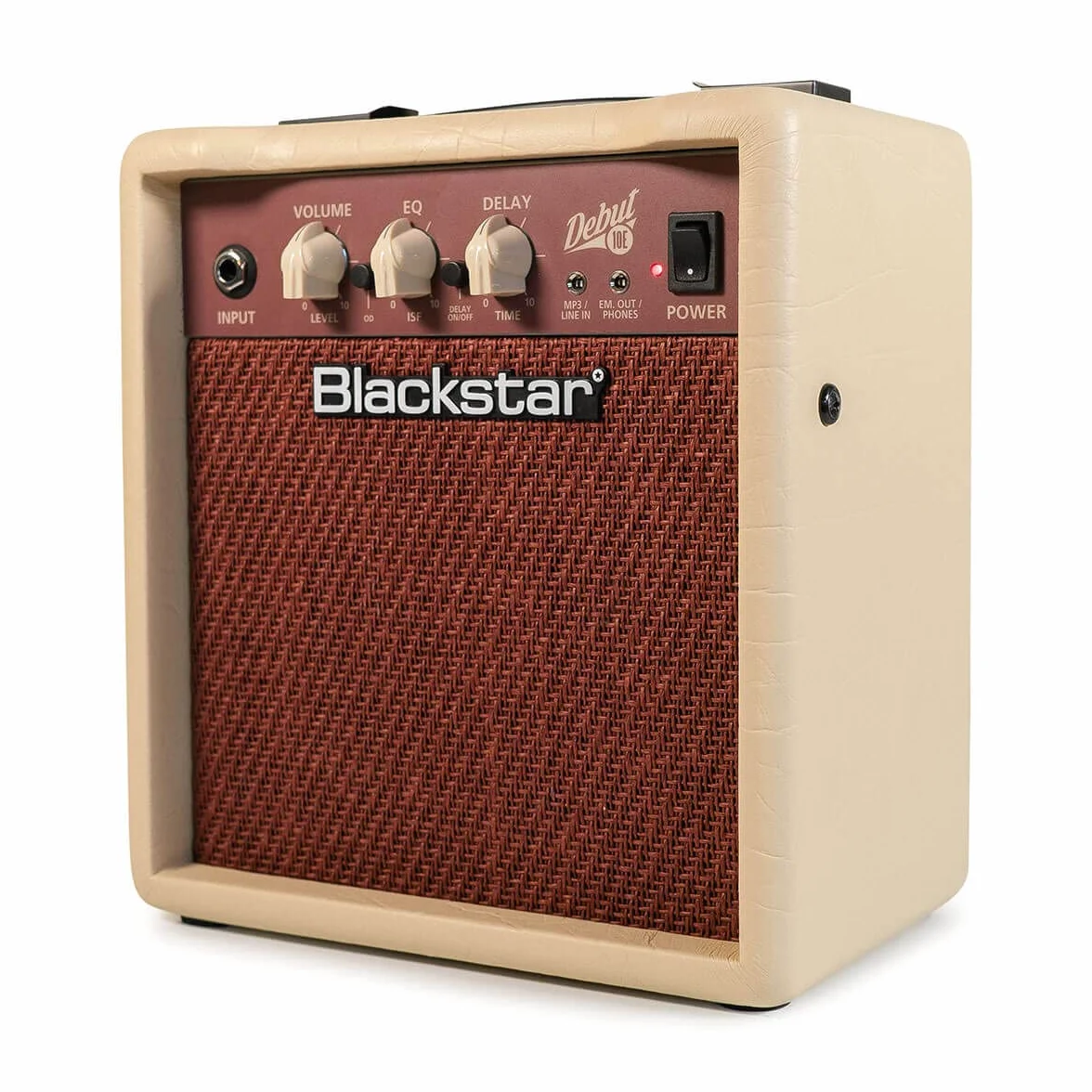 Blackstar Debut 10E Combo Amplificador de Guitarra Eléctrica para Principiantes con Efecto Delay 10 W Entrada de Auriculares/Line In MP3 Playback