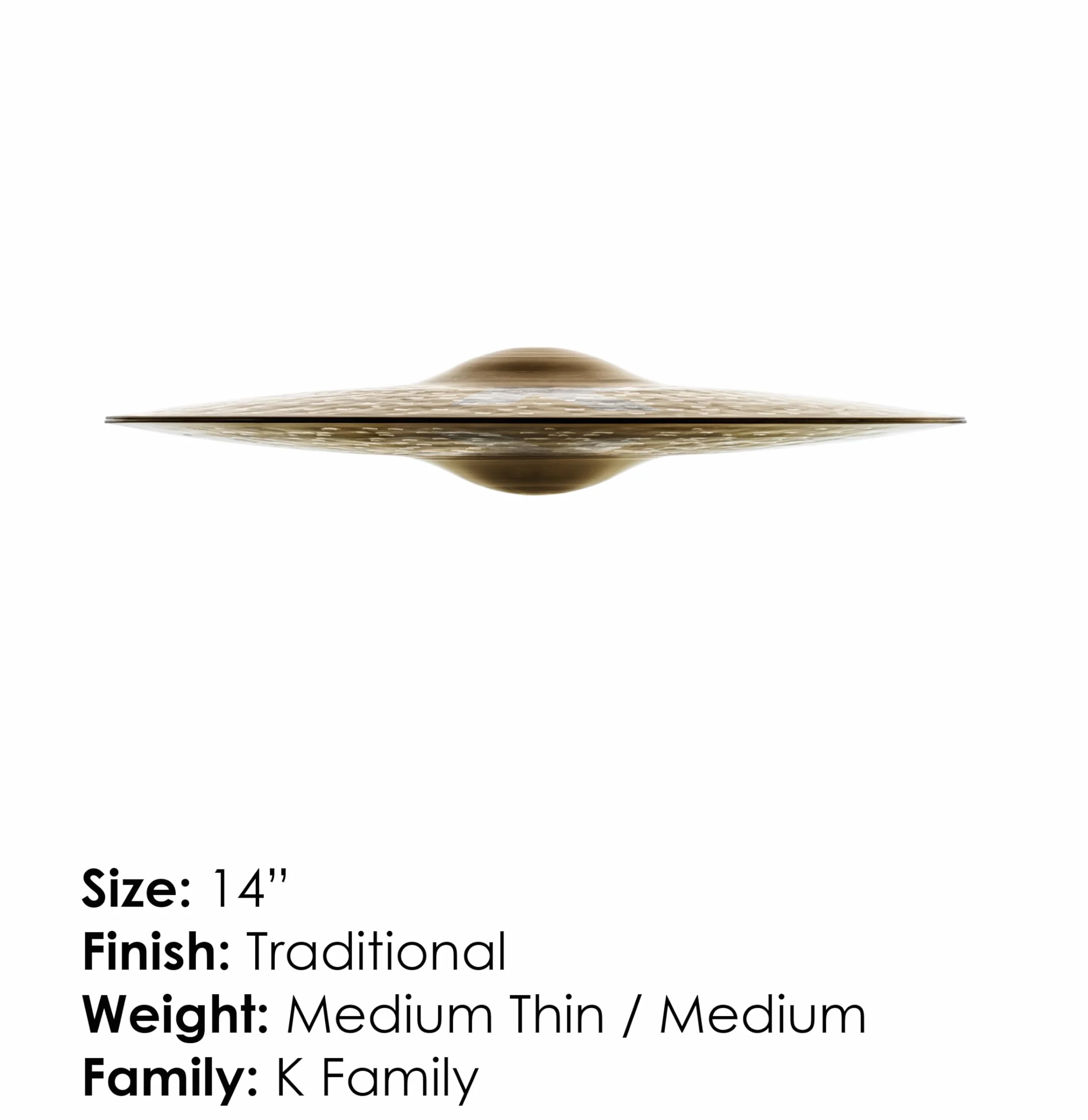 Zildjian K Custom Series - 14" Dark Hi Hat Cymbals - Pair