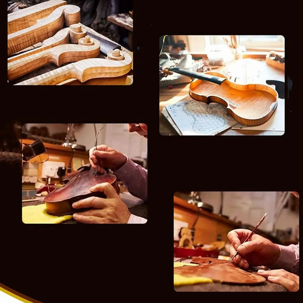 Violín 1/4, Instrumentos Musicales para Adultos y Niños, con Estuche Rígido, Arco, Ideal para Principiantes