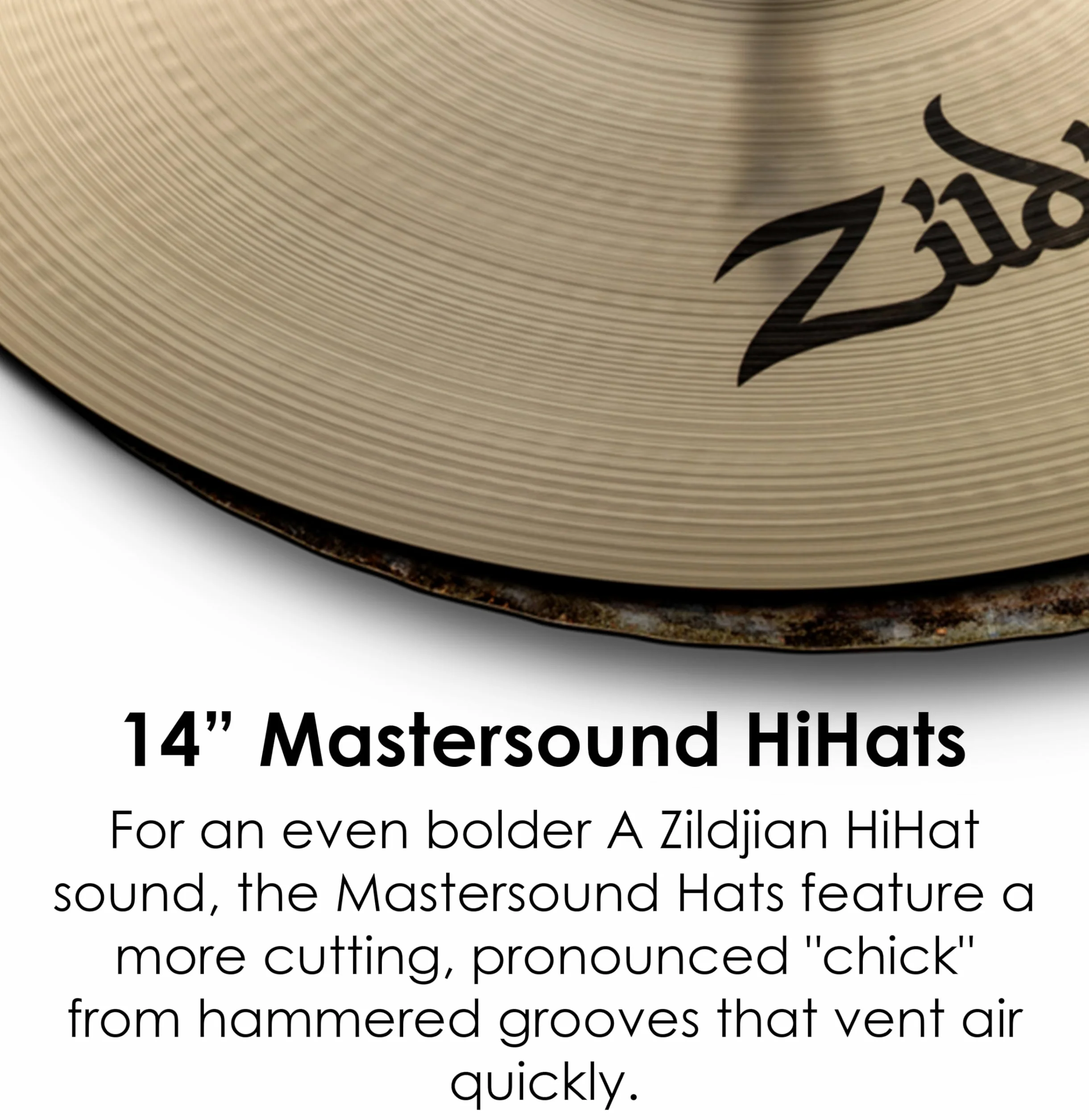 Zildjian A Zildjian Series - 14" Mastersound Hi-Hat Cymbals - Pair