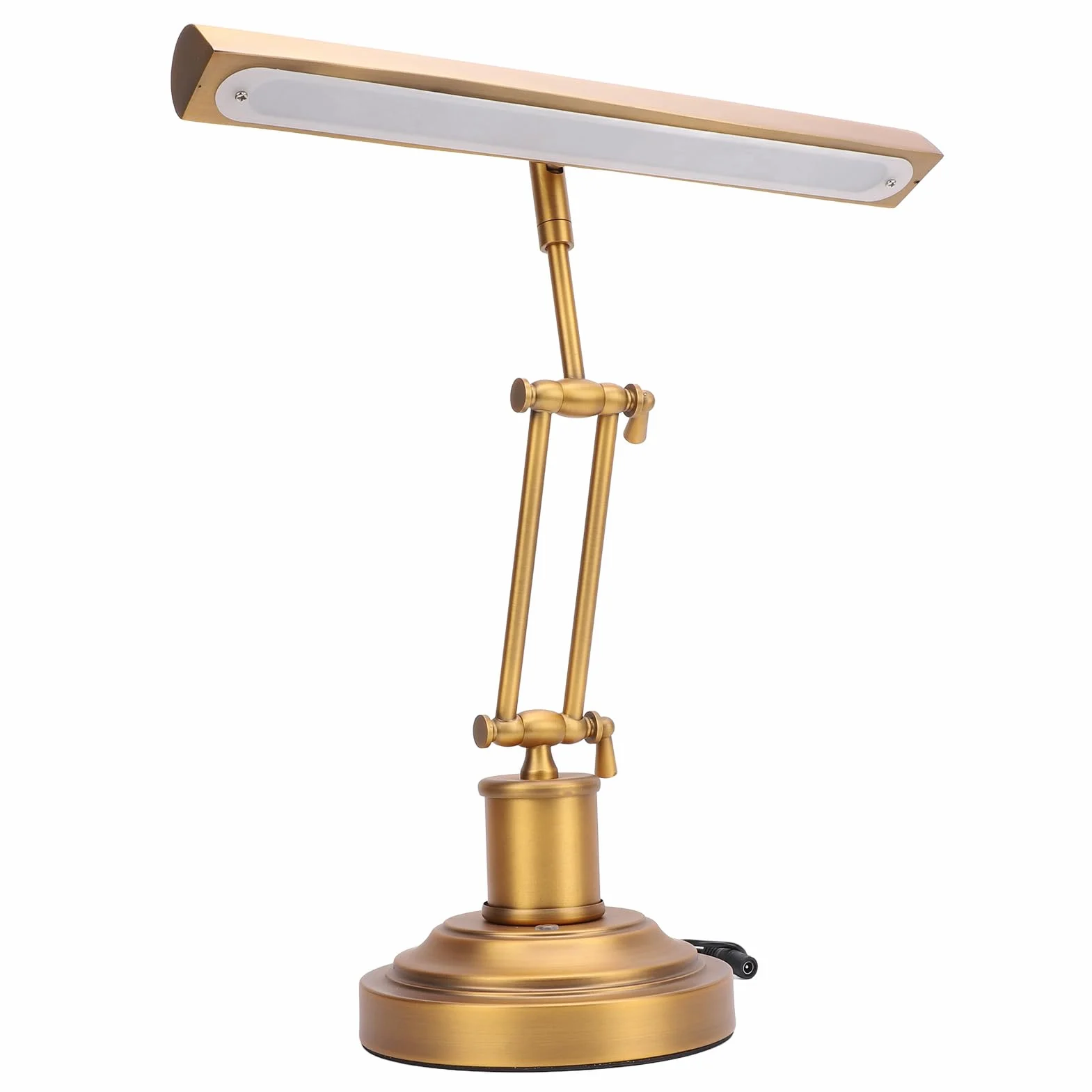Akozon Lámpara de Piano Control Táctil 3000K a 6000K Ajuste de Brillo Continuo Apto para los Ojos 85 CRI Luz de Atril para Leer Tocar el Piano Luz Nocturna Color del (Enchufe de la UE)