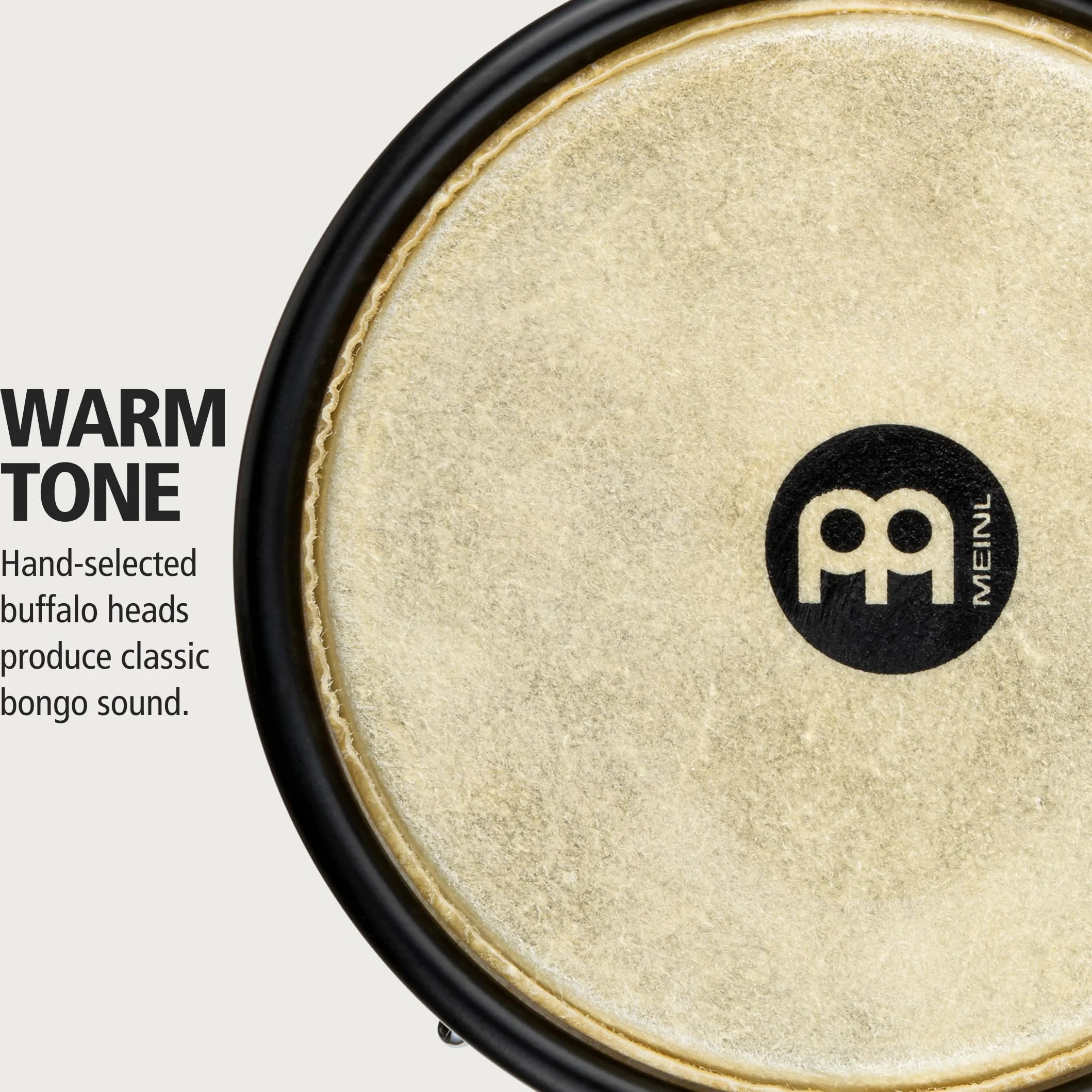 Meinl HB50BK - Bongos, Negro