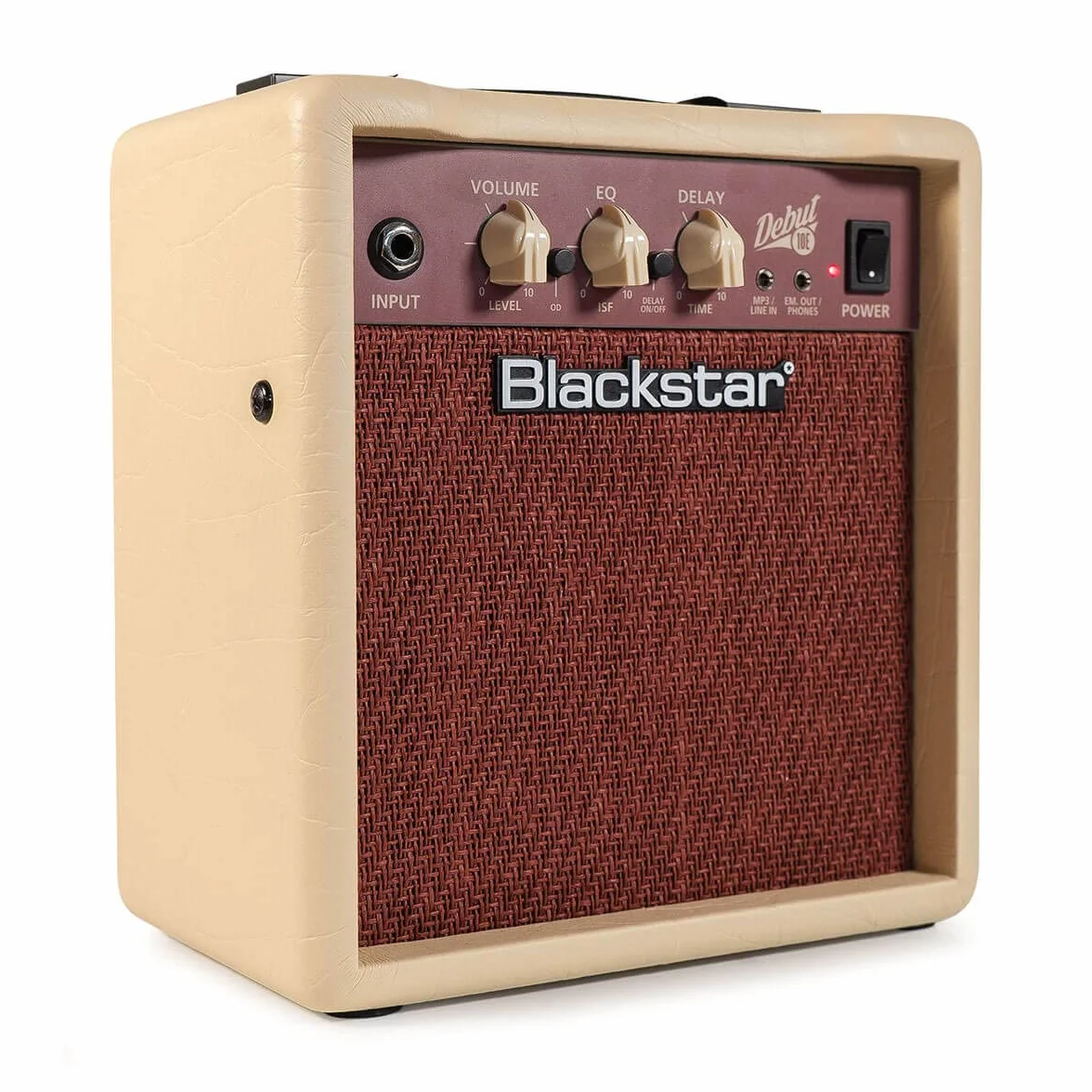 Blackstar Debut 10E Combo Amplificador de Guitarra Eléctrica para Principiantes con Efecto Delay 10 W Entrada de Auriculares/Line In MP3 Playback