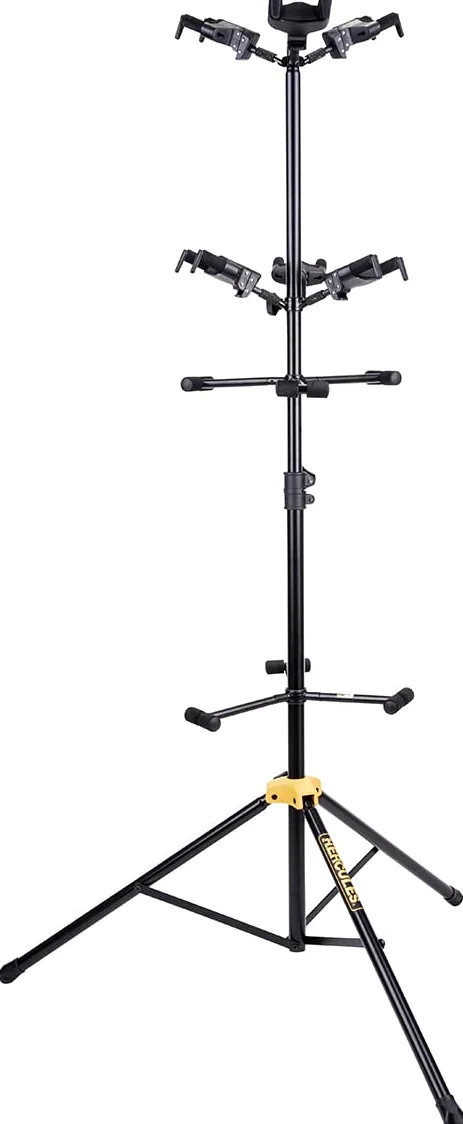 HERCULES Stands GS526BPLUS Plus Series Universal Soporte de exhibición para guitarra AutoGrip de 6 piezas