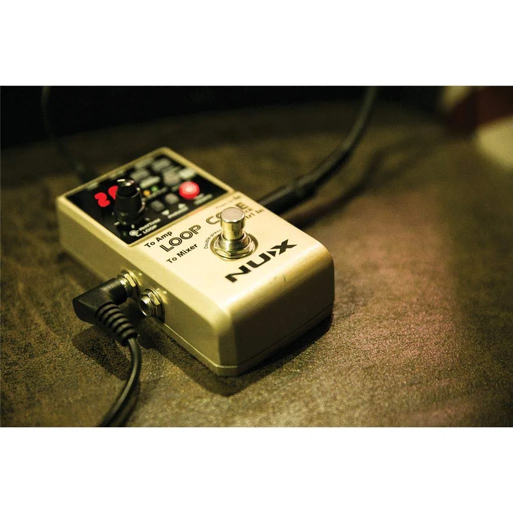 Nux Pedal Looper y caja de ritmos + pedal de 2 vías