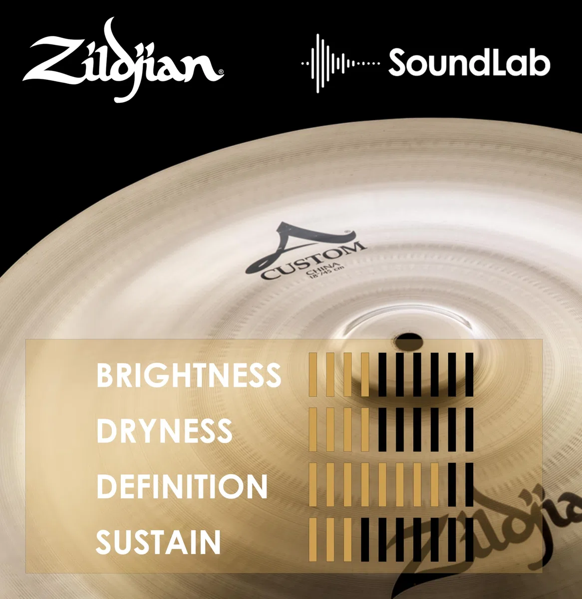 Zildjian A20525 A Custom Platillo 18" china