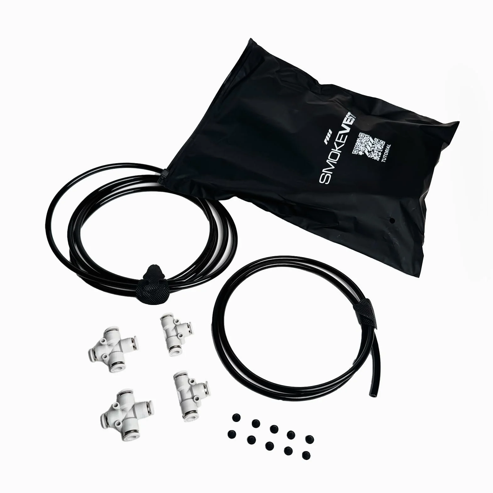 PMI Smoke Vest para SmokeNINJA Pro – Arnés de niebla portátil con mangueras, resistente al agua, resistente al calor, para cosplay, FX, Halloween, compatible con SmokeGENIE
