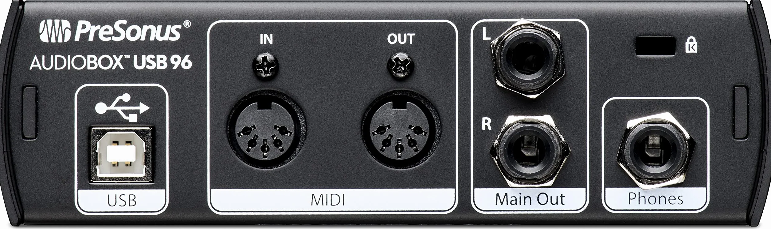PreSonus AudioBox 96 - Interfaz de Audio USB, Para Grabación, Difusión, Podcasting con Paquete de Software incluido Studio One Artist, Ableton Live Lite DAW, Edición del 25º Aniversario
