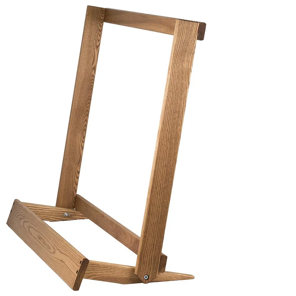 String Swing - Soporte plegable para guitarras eléctricas y acústicas (madera de fresno)