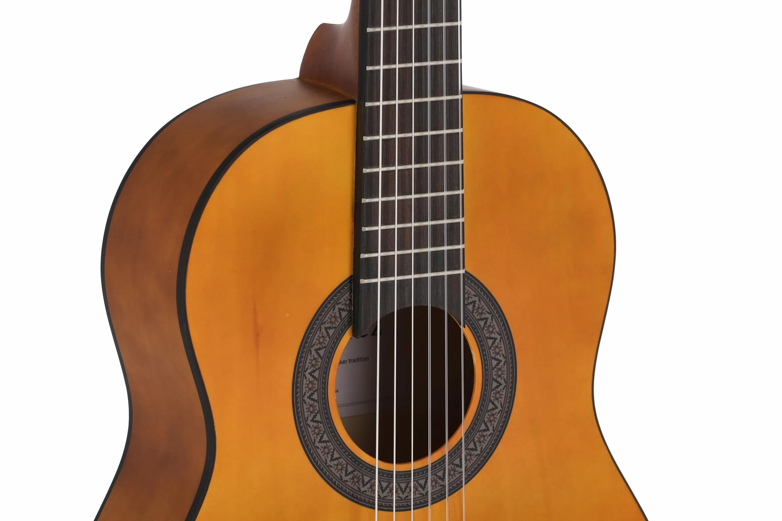 guitarra de concierto, guitarra clásica, 1/2 honey - natural, incl. funda