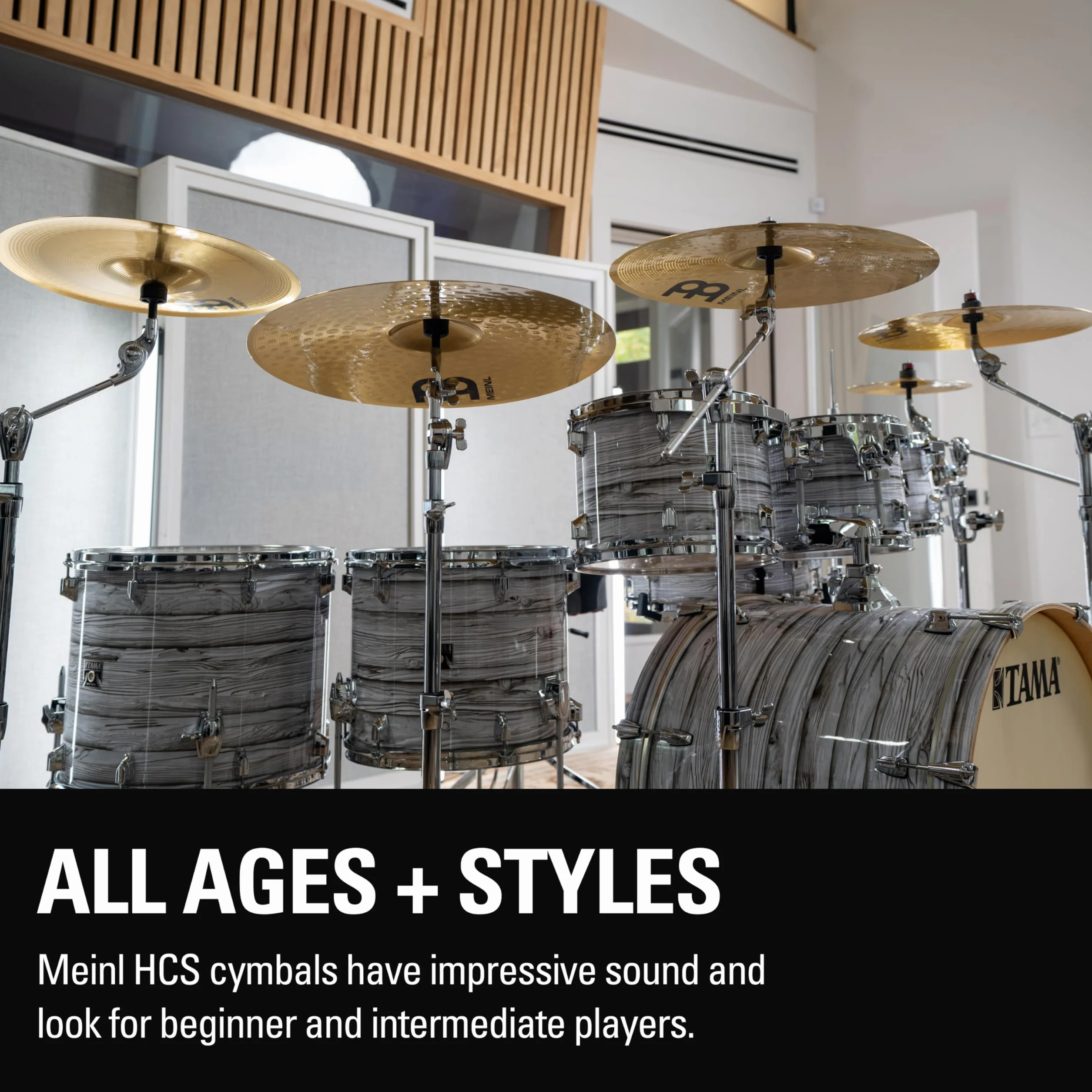 Meinl Cymbals HCS Plato Ride de 20 pulgadas (50,8cm) Platillos de Batería – Latón, Acabado Tradicional (HCS20R)