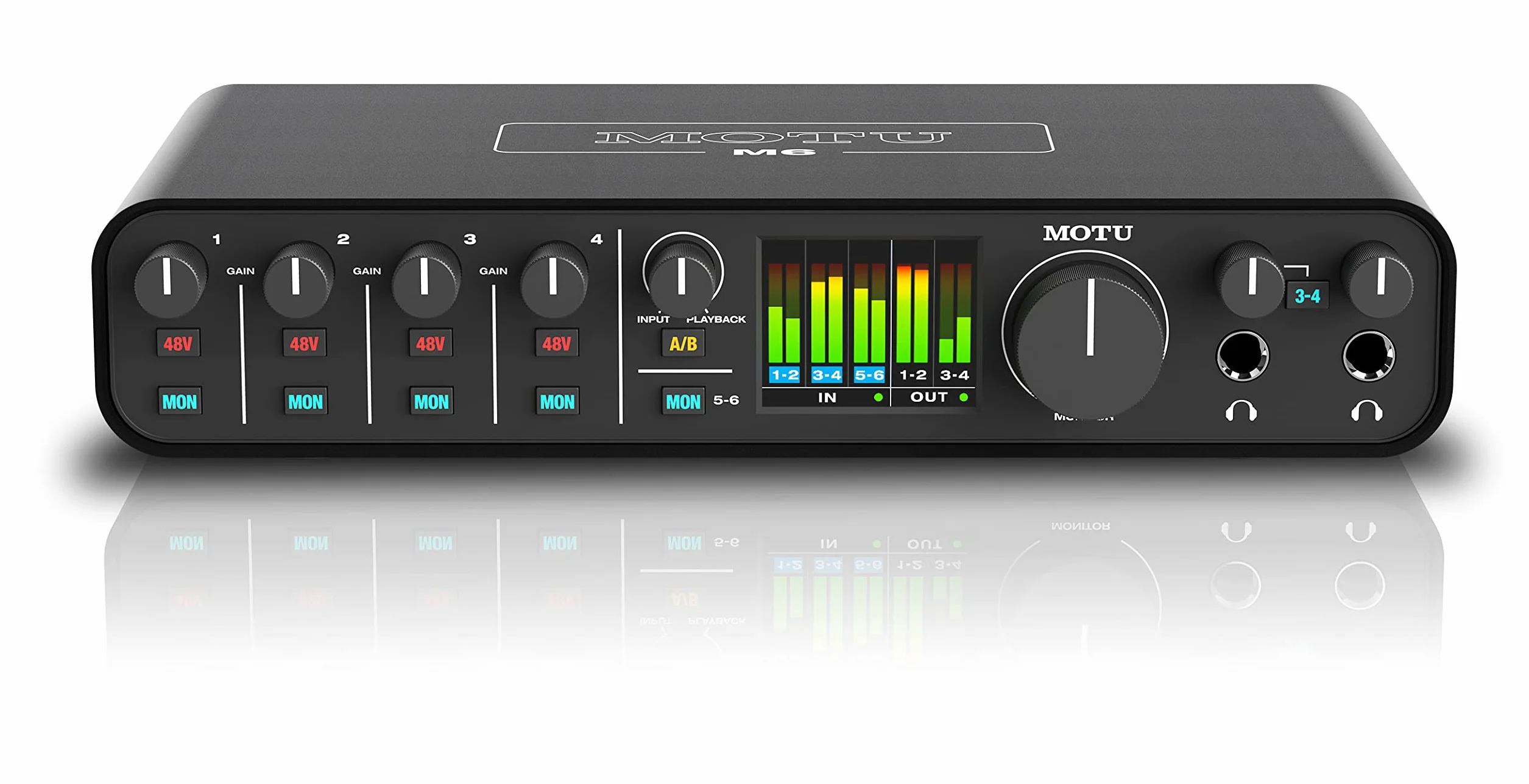 MOTU Interfaz de audio USB-C M6 - Interfaz de audio USB