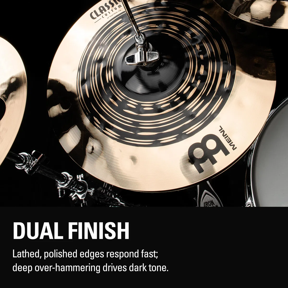 Meinl Classics Custom Dual Platillo Hihat - 14" (CC14DUH)