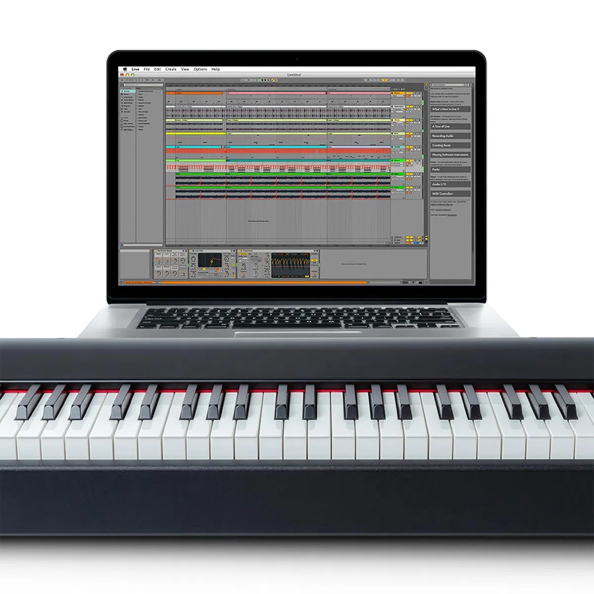 M-AUDIO Hammer 88 Teclado Controlador USB/MIDI Profesional con 88 Teclas de Acción Martillo y Paquete de Software