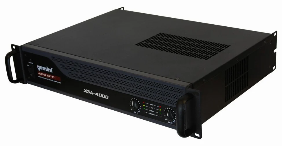 Gemini XGA-4000 Amplificador PA puenteable Limitador 4000W