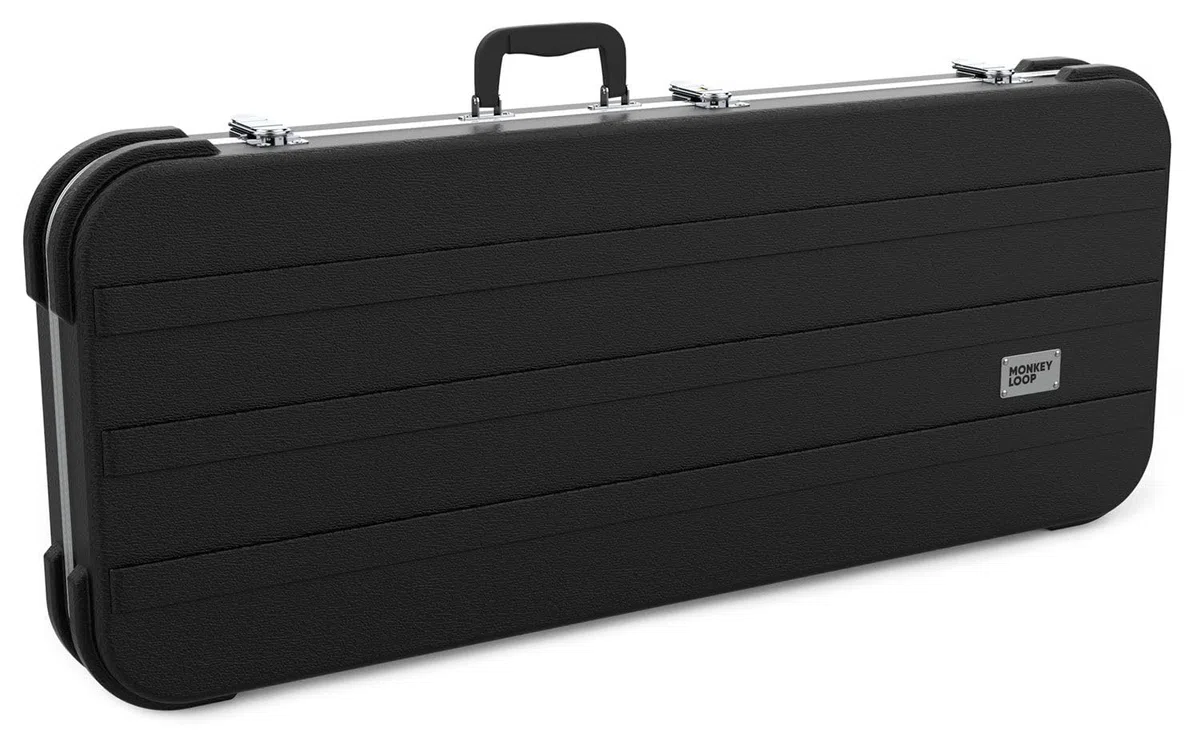 MONKEY LOOP Forest Electric - Estuche de ABS para Guitarra Eléctrica - Funda Rígida para Guitarra - Forro Interior de Terciopelo - Asa Ergonómica con Agarre Cómodo - Diseño Clásico