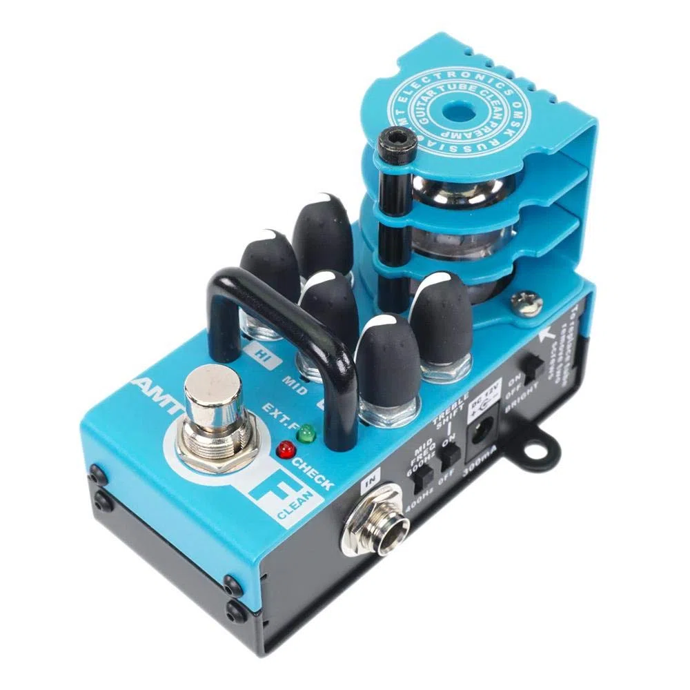 AMT Bricks F-Clean - Preamplificador de guitarra tubular de 1 canal (Fender Twin Emulate)