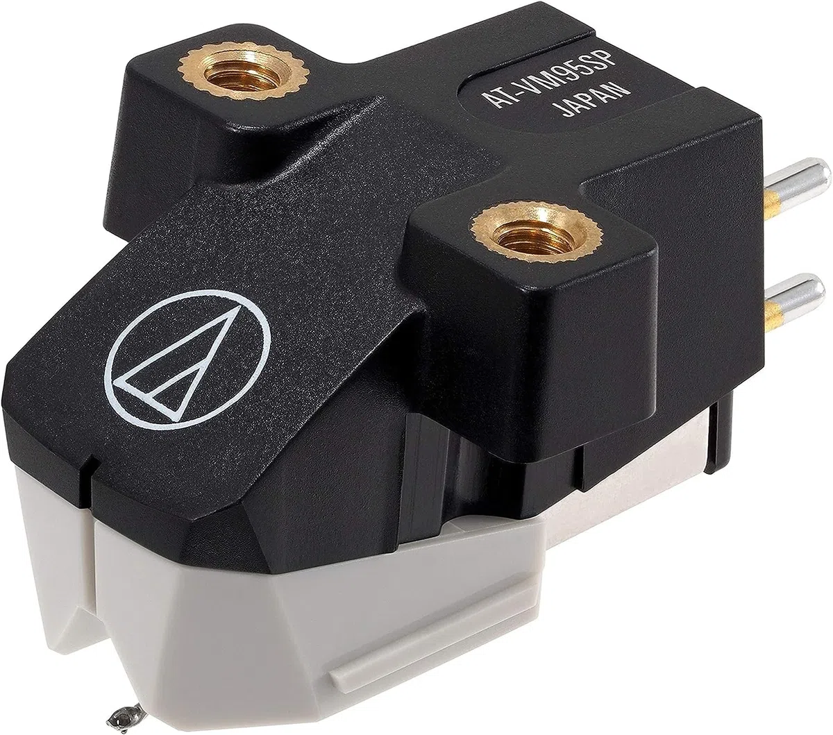 Audio-Technica VM95SP Cápsula de imán móvil mono de la Serie VM95 para discos Shellac 78 rpm SP Gris