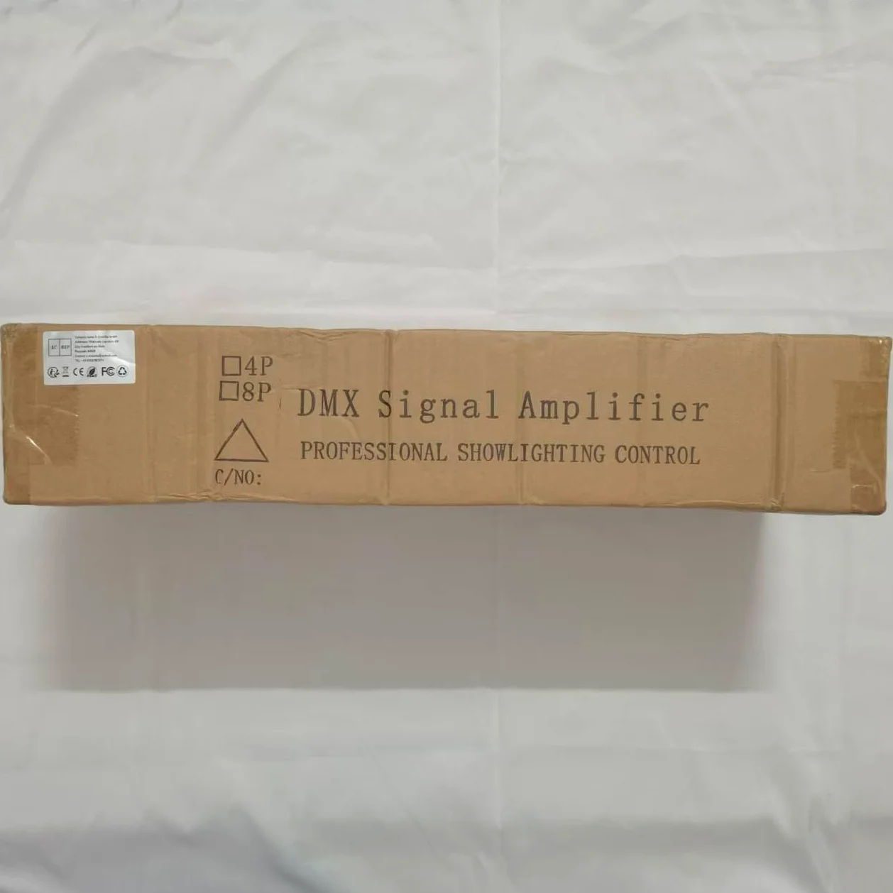 DMX512 - Divisor de luz de escenario profesional para amplificador de señal de luz, distribuidor DMX de 8 vías para equipos de escenario