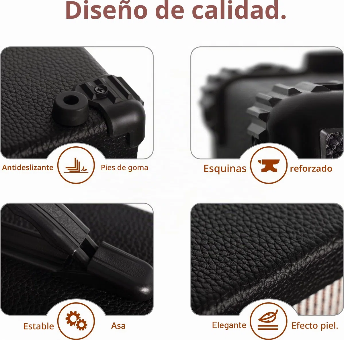 Amplificador Mini Combo Rocktile Scream 15 (15 Vatios, 2 Canales, Portátil, Entrada AUX para MP3/CD, Ecualizador De 3 Bandas, Salida para Auriculares)