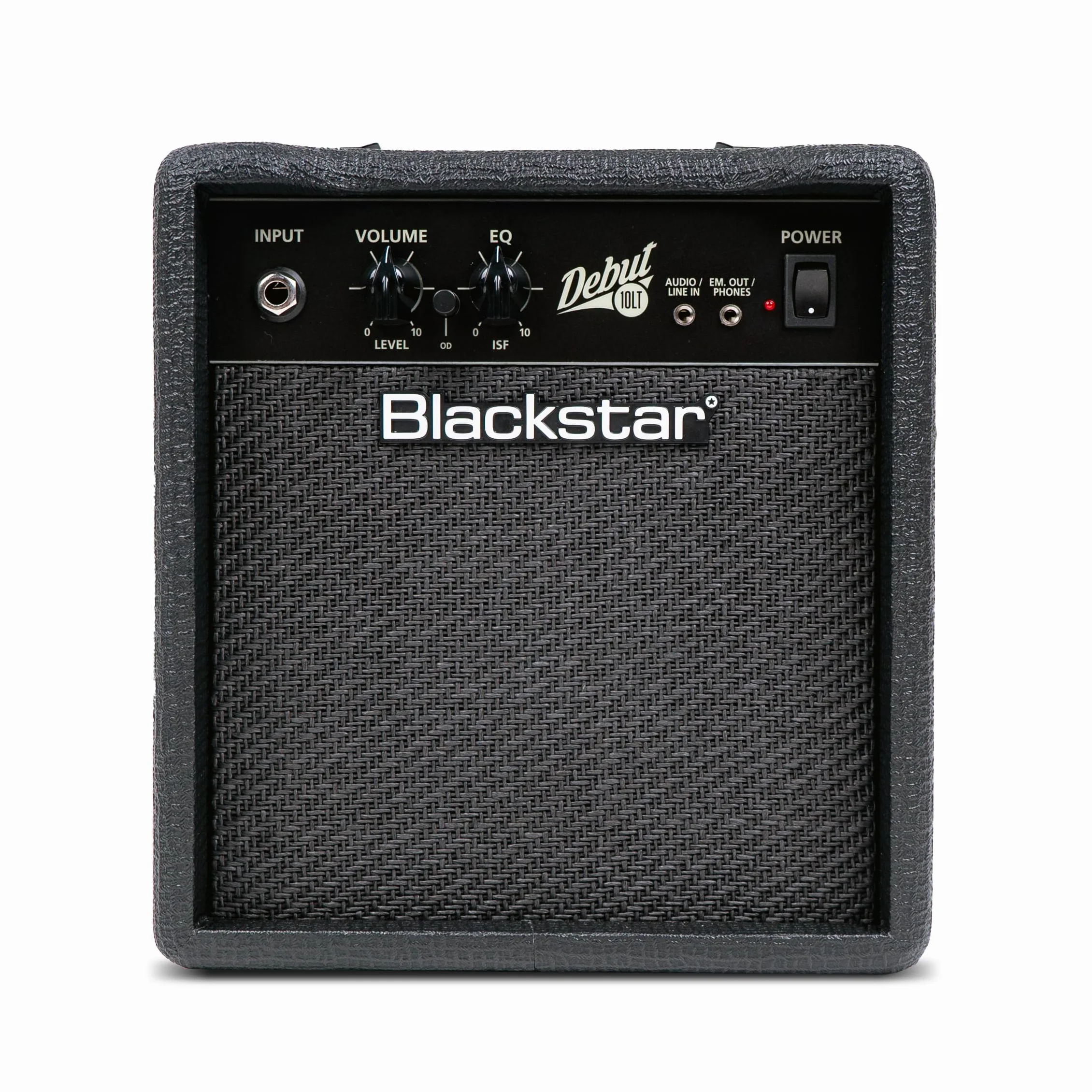 Blackstar Debut 10 LT Amplificador Combinado para Guitarra eléctrica de 10 vatios, Principiantes, Controles de Volumen y Ecualizador, Entrada de Audio y Salida de Auriculares/emulada