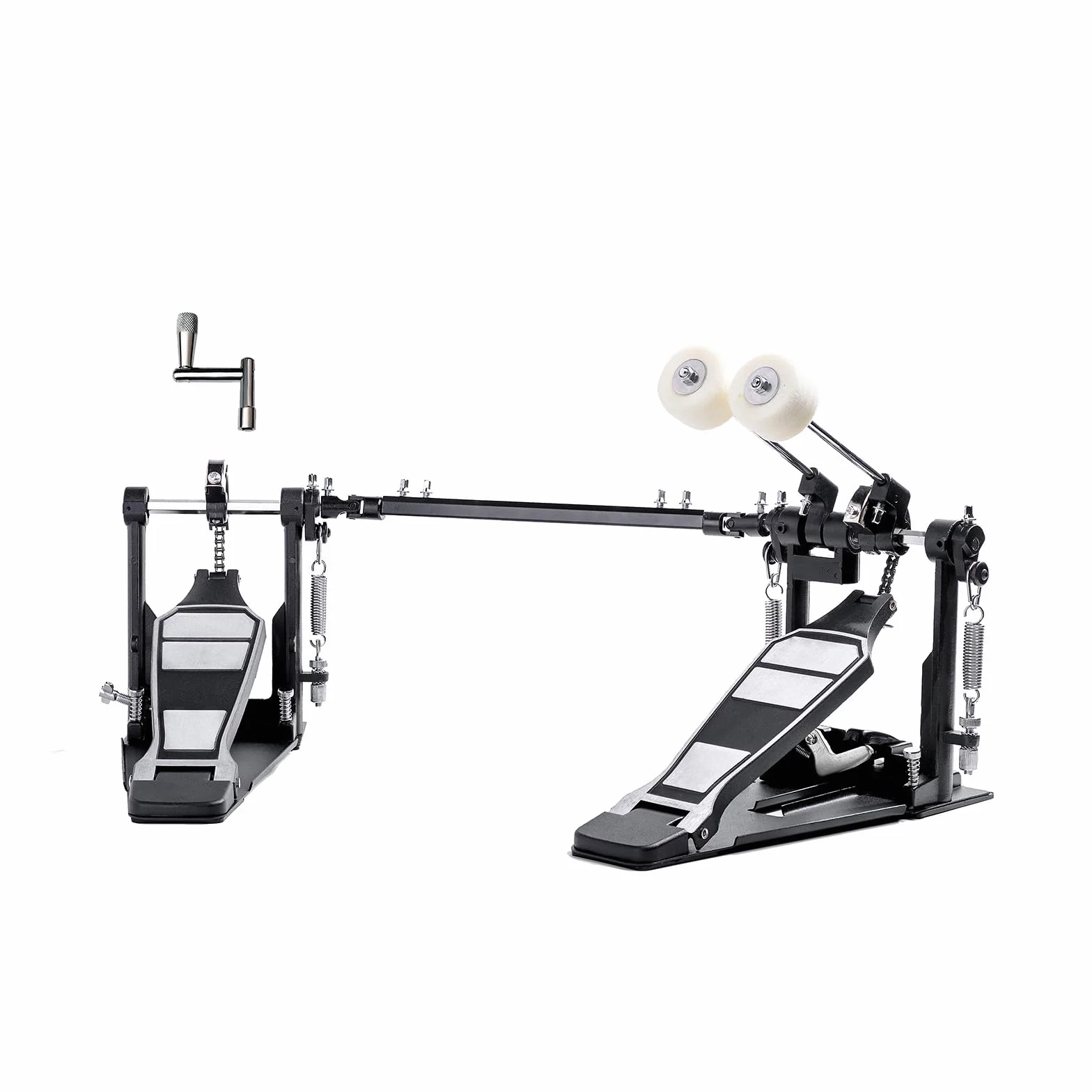 Doble pedal bombo, double bass drum pedal, accesorios de percusión profesional (V-FK15)