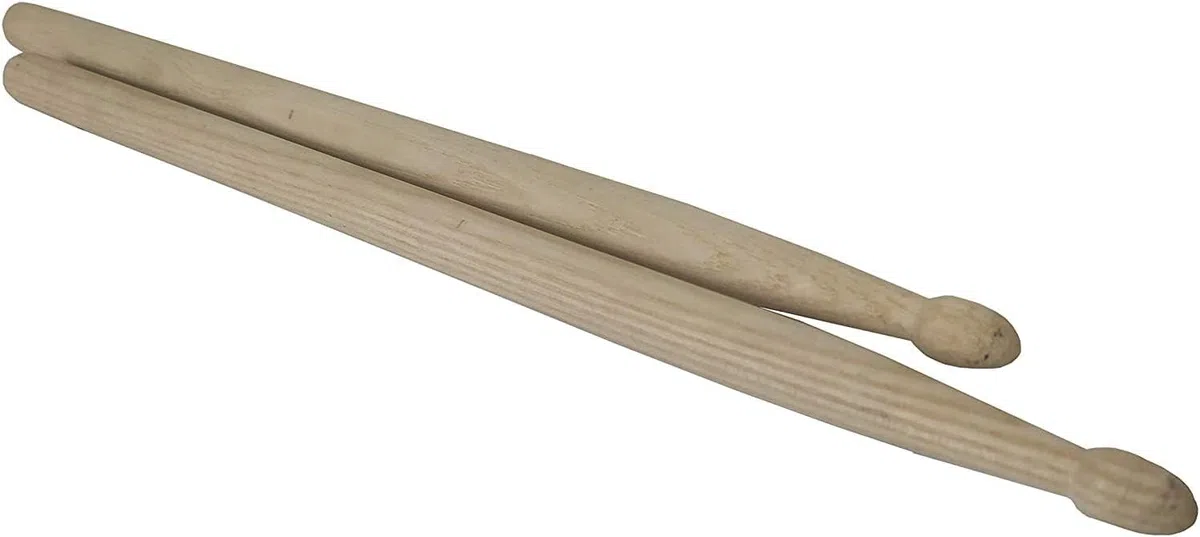 ROCKSTAR - Batería Infantil Fabricada de Madera 1044WR Instrumento Musical Asiento Pedal de Bombo y Baquetas