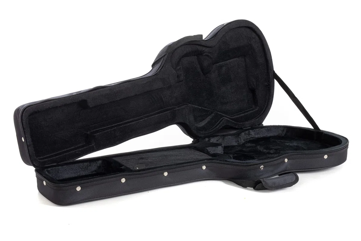 GEWA estuche para guitarra FX Light Weight Softcase para guitarra eléctrica forma S, estuche moldeado negro