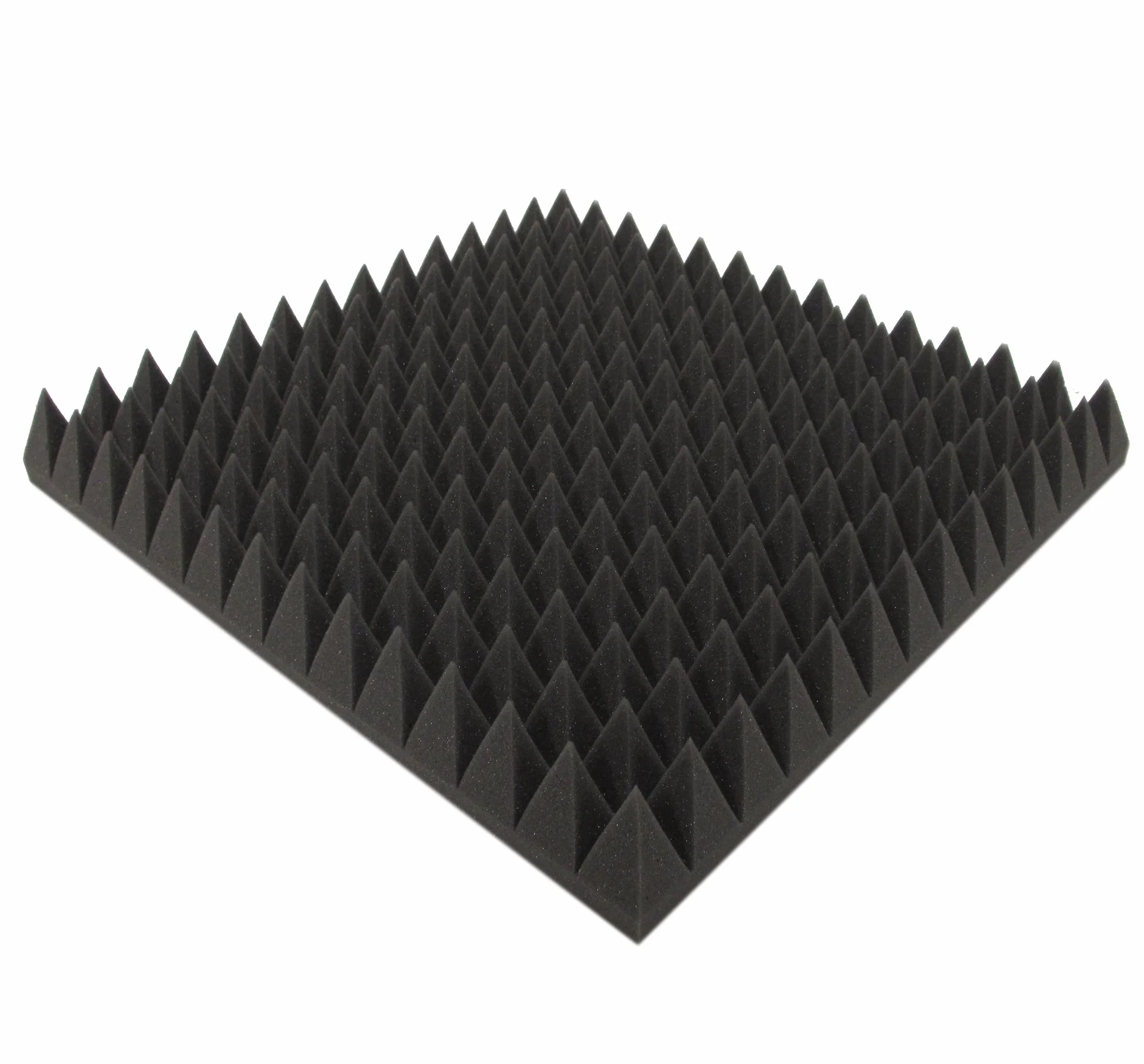 10 m² = 40 unidades aprox. 50 cm x 50 cm x 7 cm – Espuma de pirámide, espuma acústica, espuma acústica, aislamiento acústico