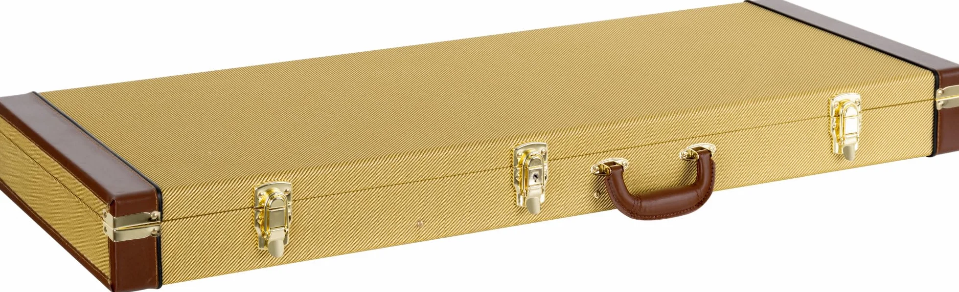 Shaman Funda Dura para Guitarra Eléctrica Hardcase Tweed - Maletín Resistente De Carcasa Rígida con Estilo Retro Elegante