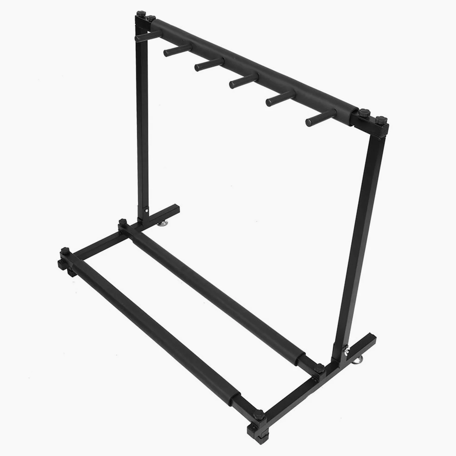 Soporte de Metal para Guitarras, Plegable, Organizador para 5 Guitarras, Compatible con Ac¨²stica, Bajo y El¨¦ctrica