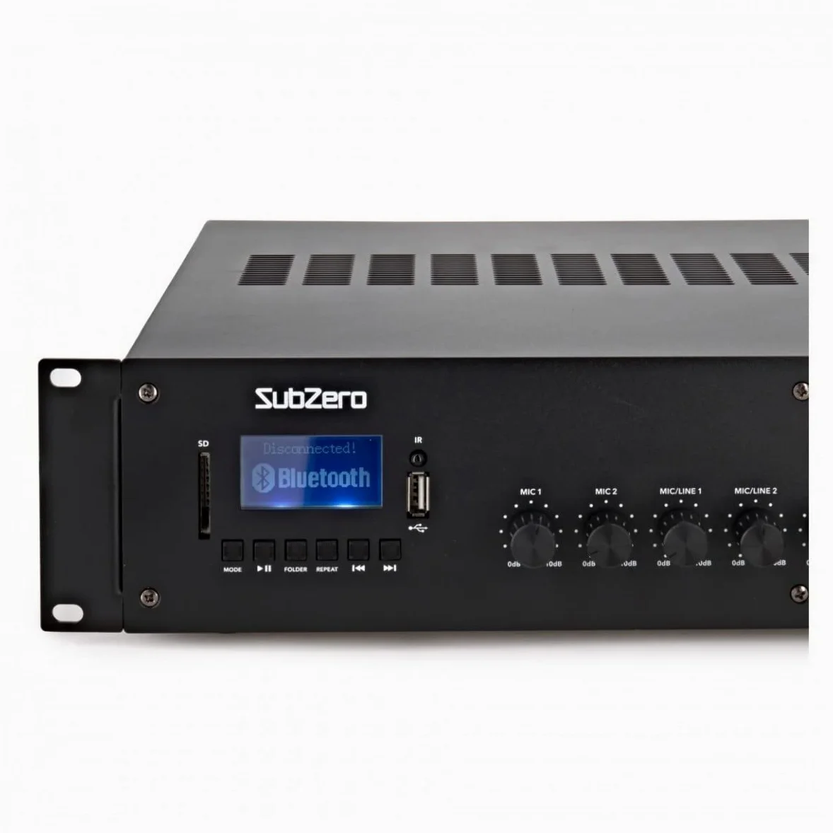 SubZero Amplificador de línea multizona de 240W con Bluetooth 100V