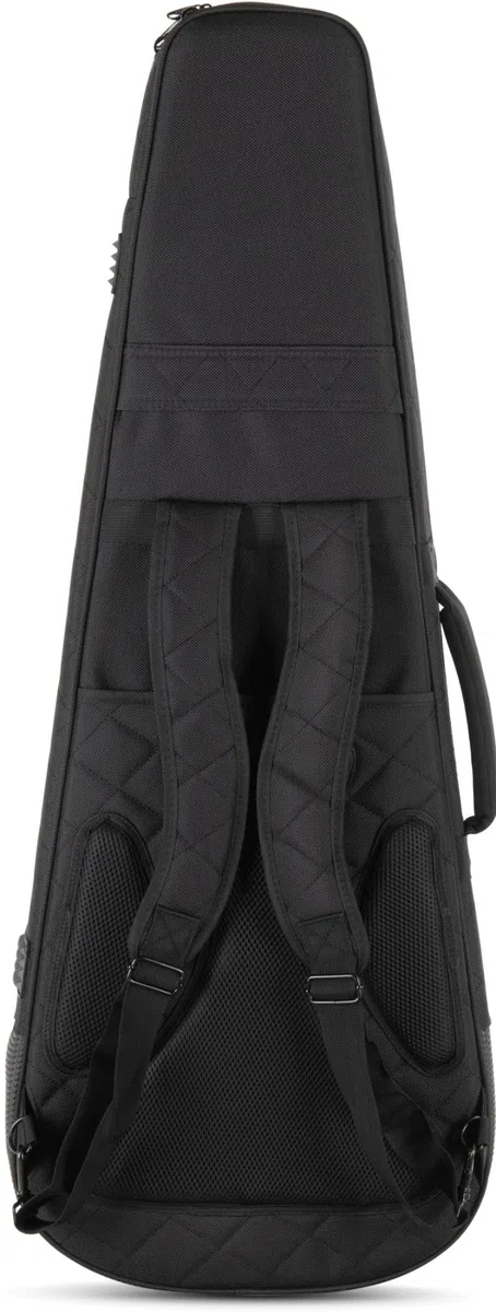 Shaman Funda EGBT-1122BK para Guitarra eléctrica, gigbag Acolchado, Soporte de mástil Ajustable, Bolsillo Exterior Acolchado, Compartimento para Tablet y arnés de Mochila retráctil.