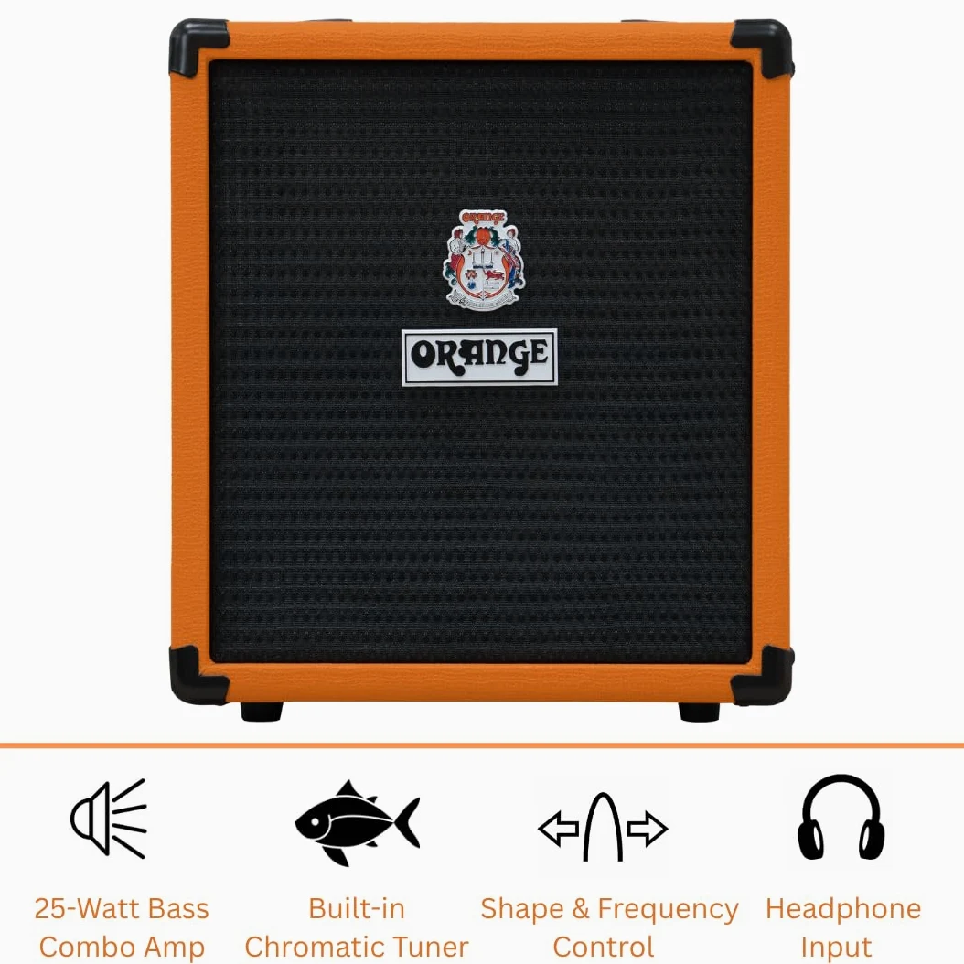 Naranja Crush Graves 25amplificador Combo