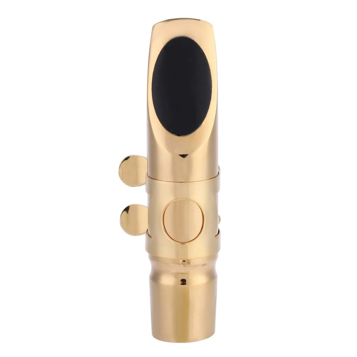 Boquilla de Saxofón EB Alto 6C, Boquilla de Latón Profesional con Almohadillas, Accesorios de Saxofón Estable para Principiantes, Instrumento Musical Portátil