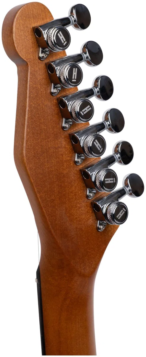 Henry's Guitarra eléctrica extra ligera – Space II Relic TL-1N The Comet – Yellow Relic