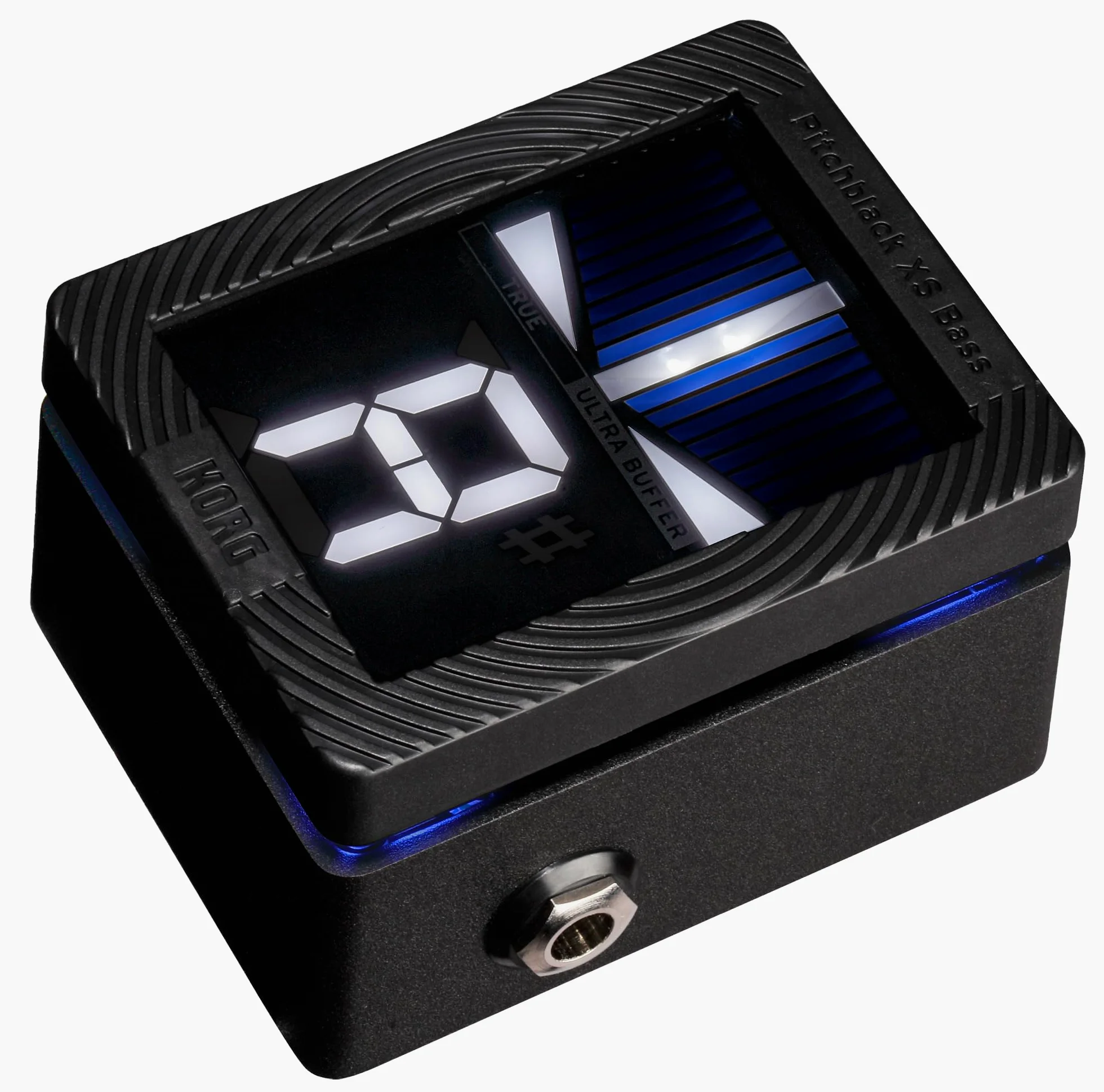 Korg Pitchblack X Series - PB-XS-BASS Afinador de Pedal Cromático Compacto para Bajo - Negro